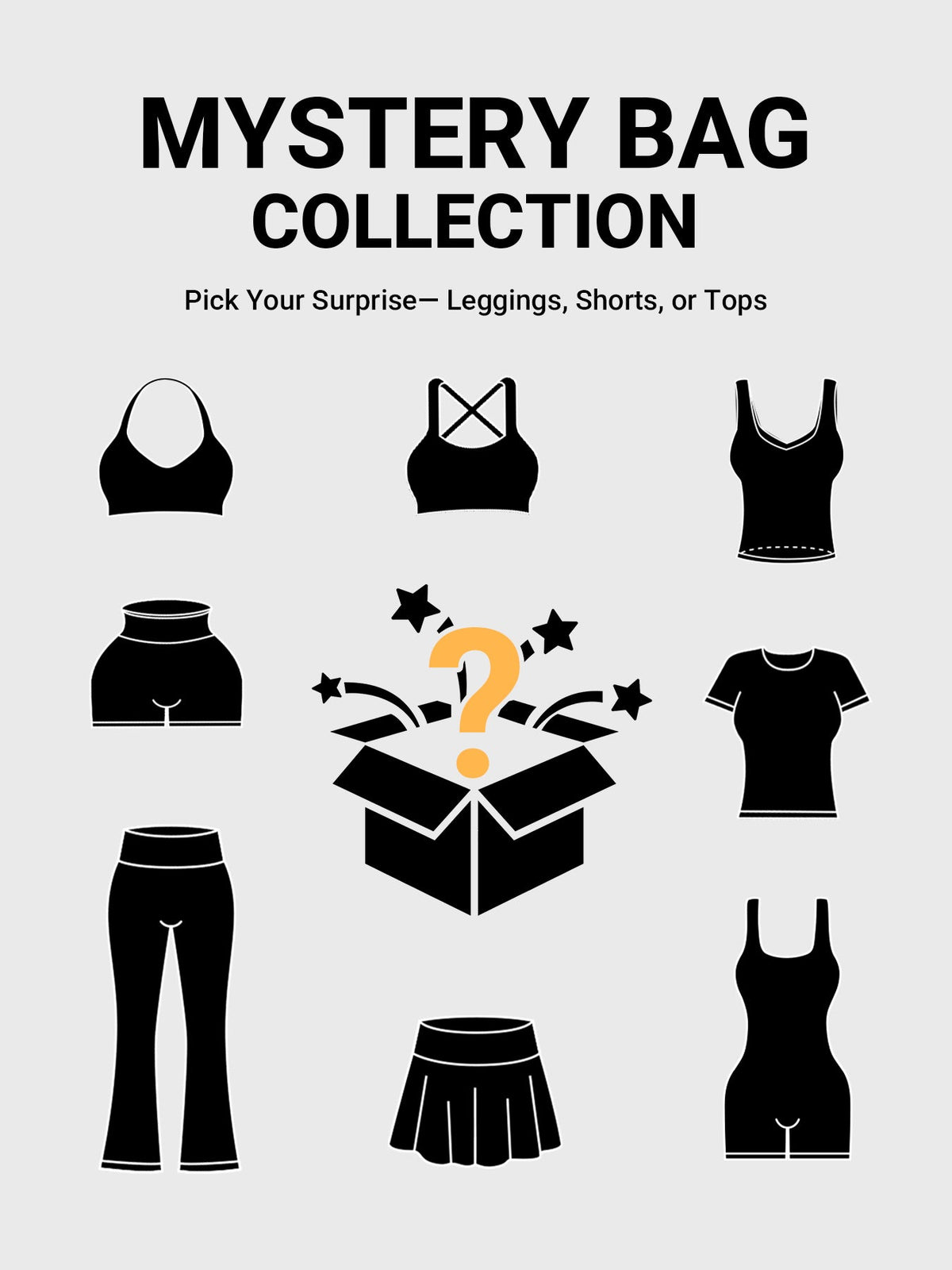 Short Activewear Mystery Bag – Leggings, - AERLO