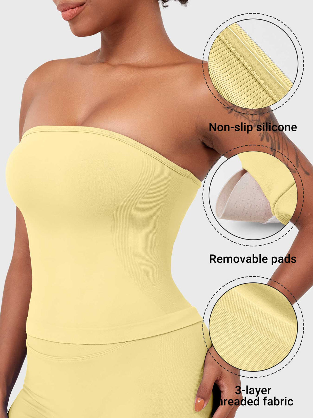Haut Zannie sans coutures Tube - AERLO