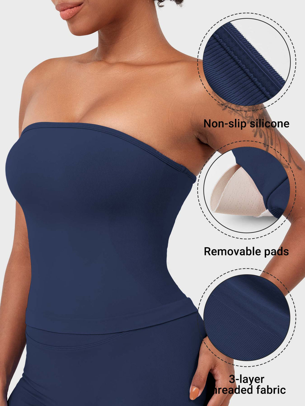 Haut Zannie sans coutures Tube - AERLO
