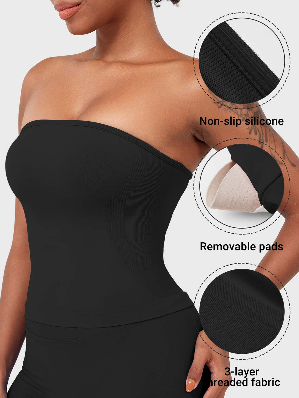 Haut Zannie sans coutures Tube - AERLO