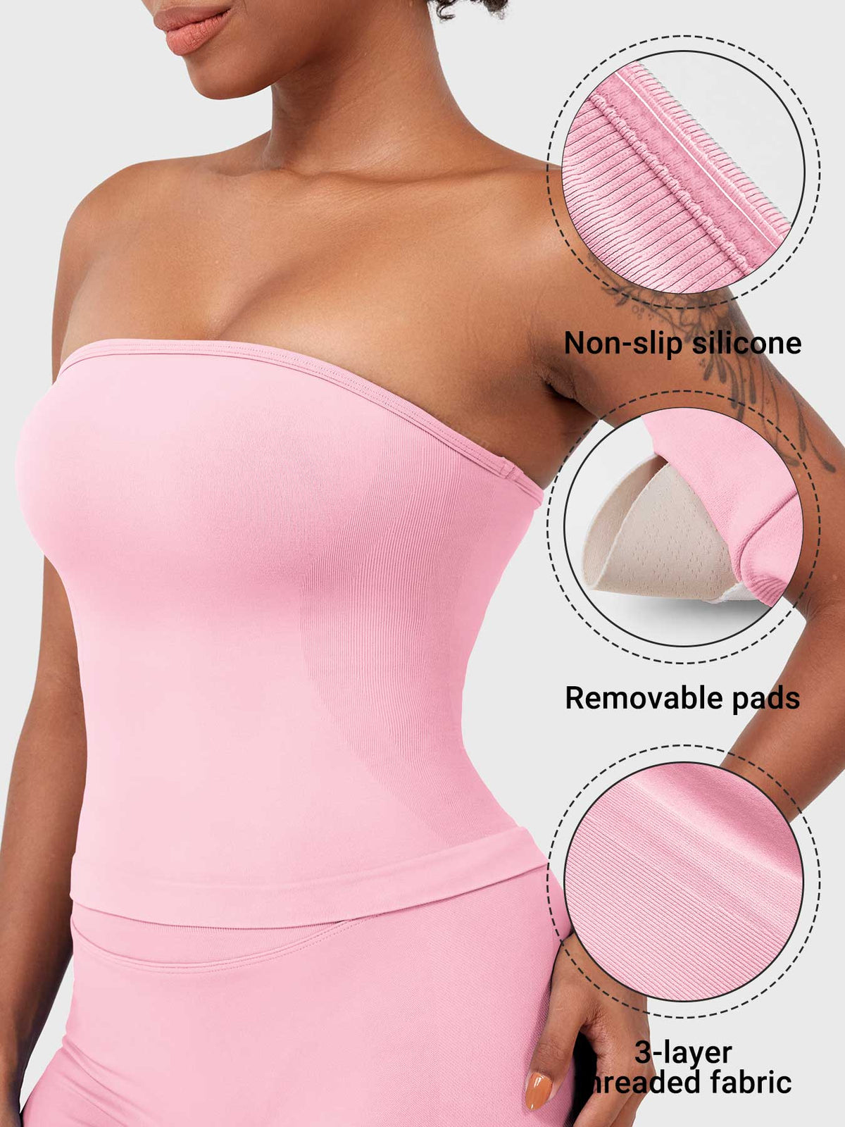 Haut Zannie sans coutures Tube - AERLO