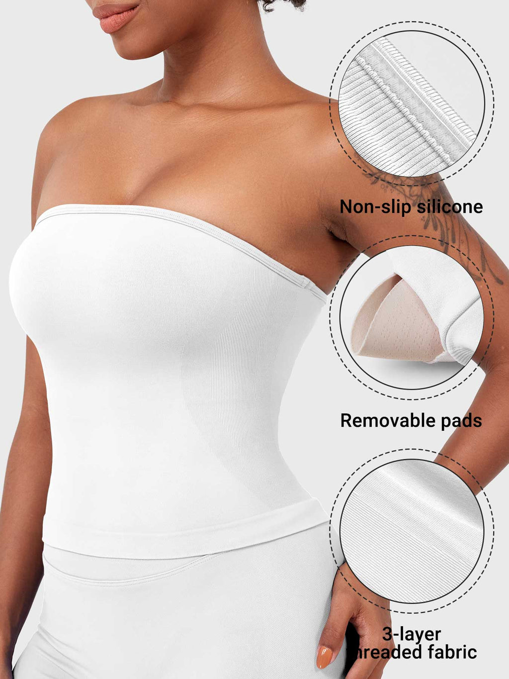 Haut Zannie sans coutures Tube - AERLO