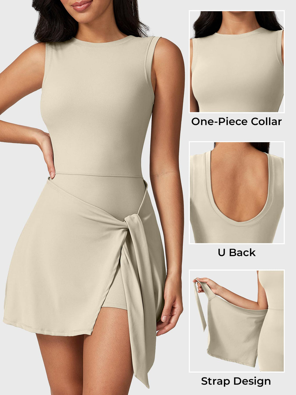 Renee Sleeveless Tennis Dress - AERLO