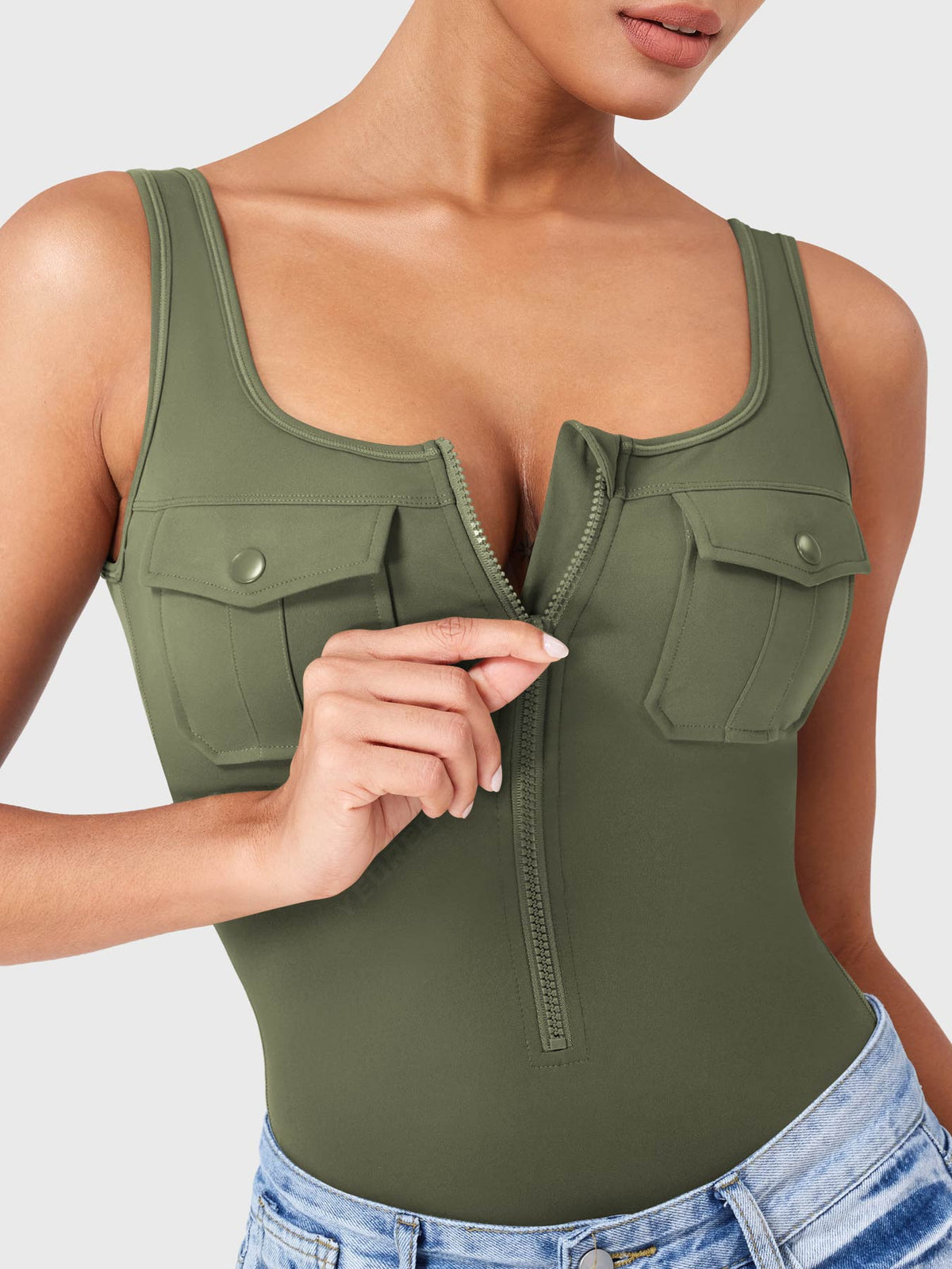 Yvonny CoreFlex Cargo Bodysuit - AERLO