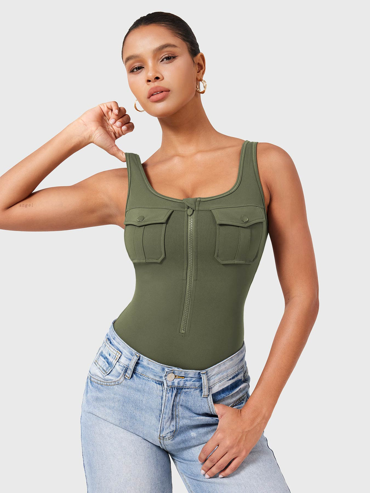 Yvonny CoreFlex Cargo Bodysuit - AERLO