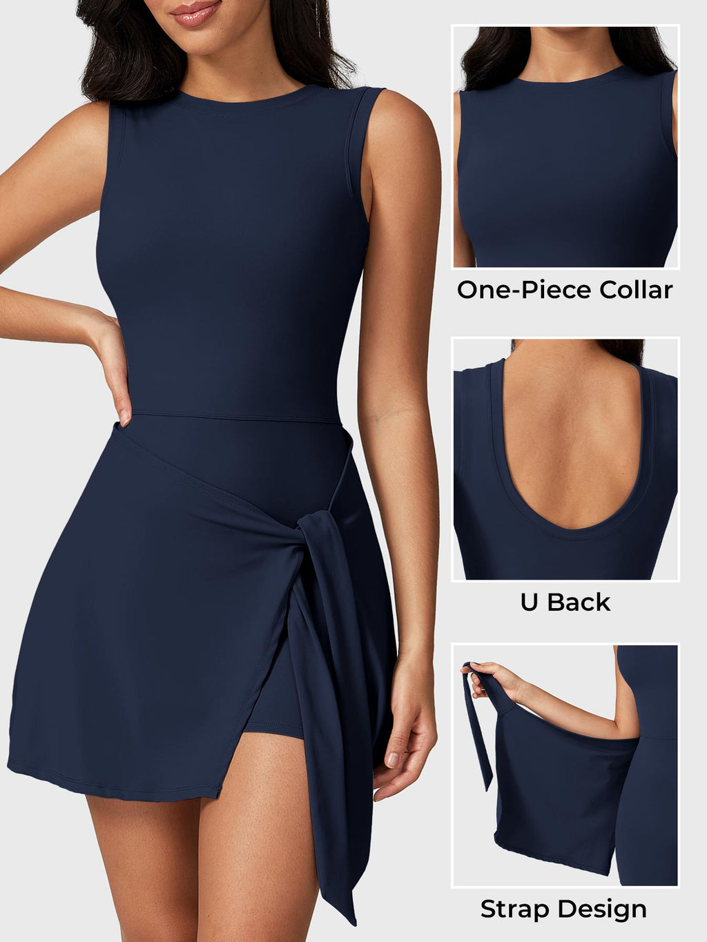 Renee Sleeveless Tennis Dress - AERLO