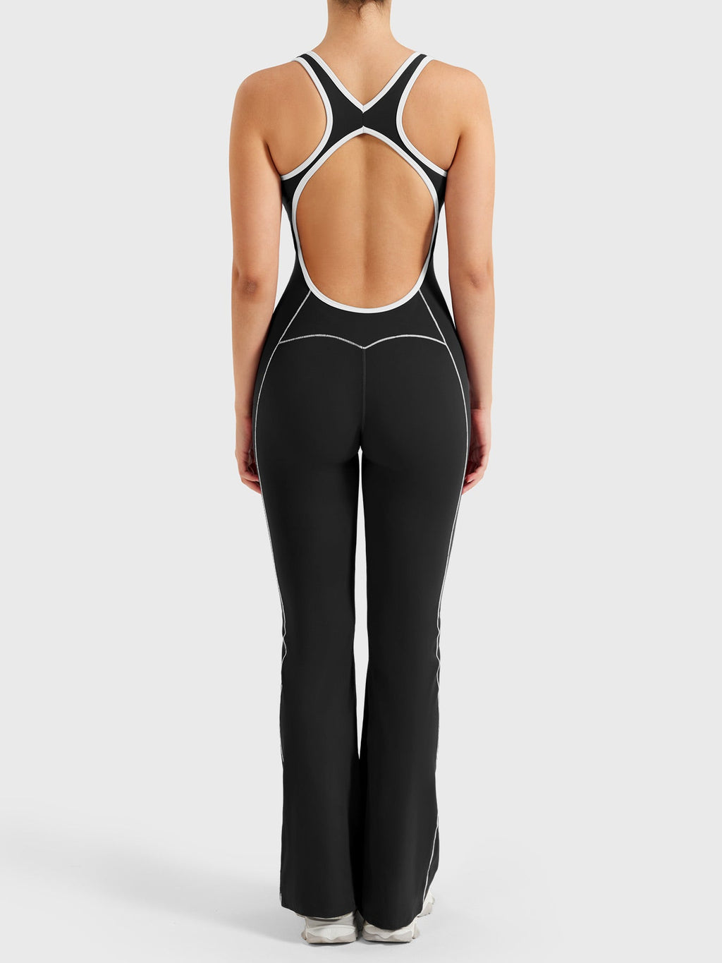 Combinaison Antonia Contrast Trim évasé - AERLO