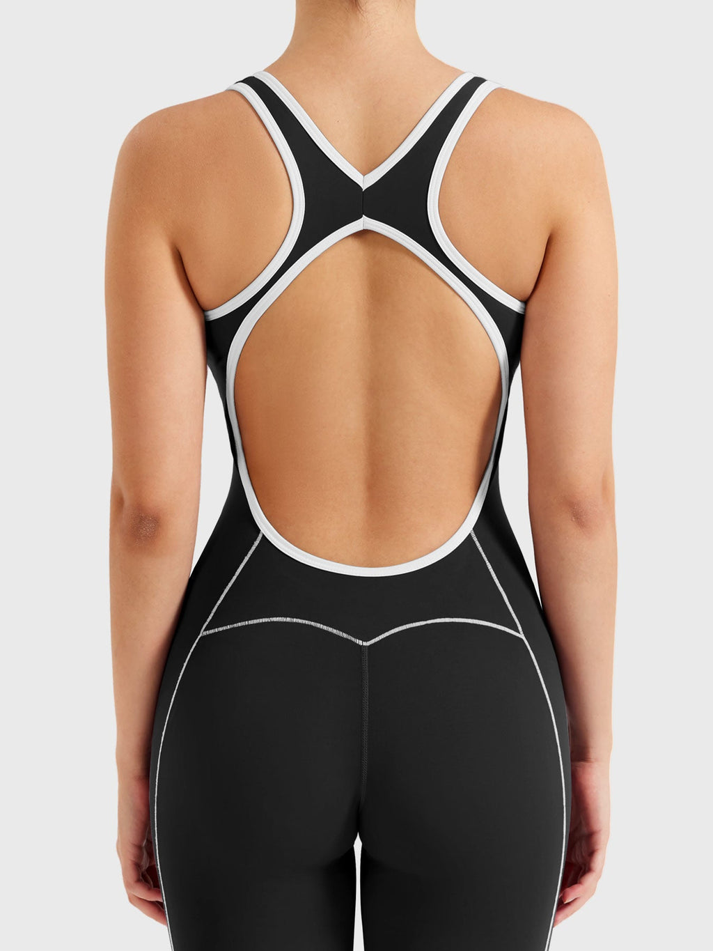 Combinaison Antonia Contrast Trim évasé - AERLO