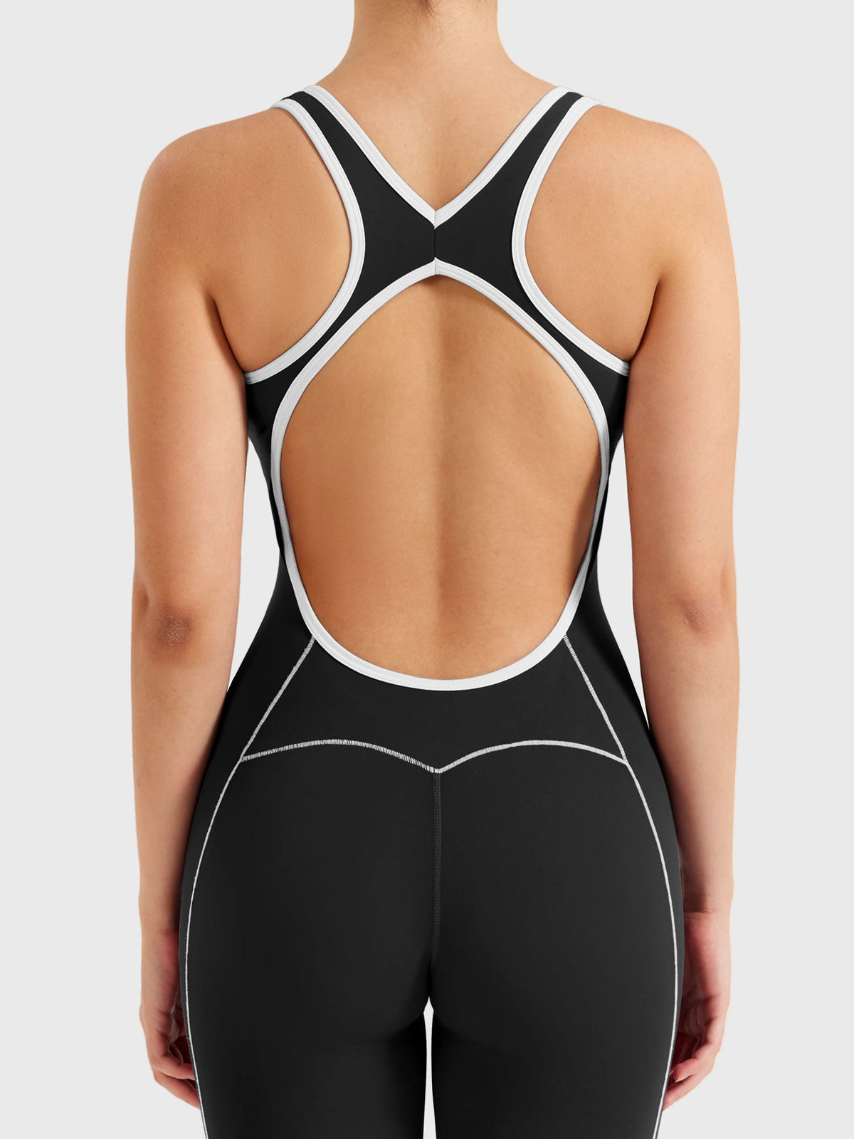 Combinaison Antonia Contrast Trim évasé - AERLO