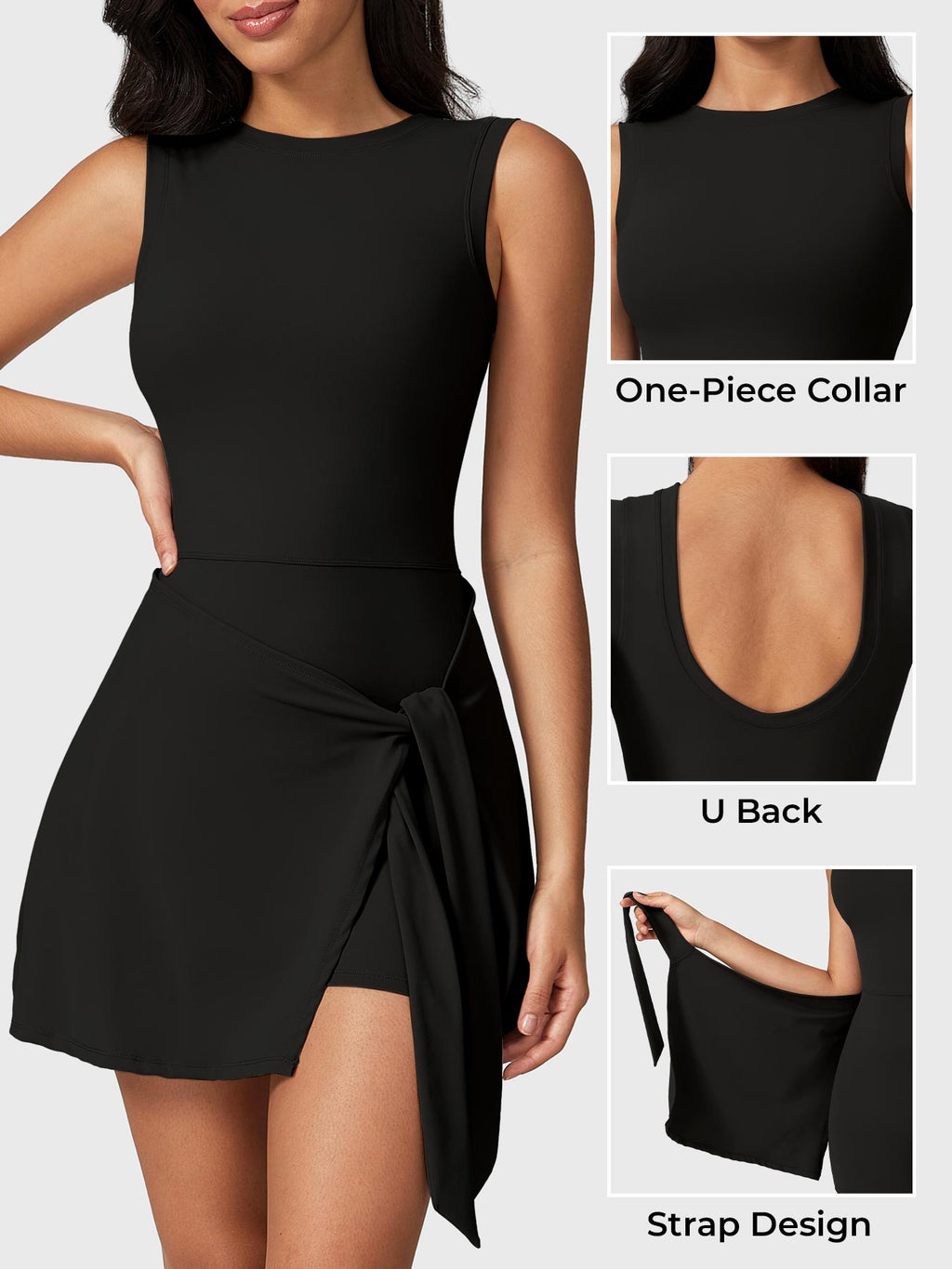 Renee Sleeveless Tennis Dress - AERLO