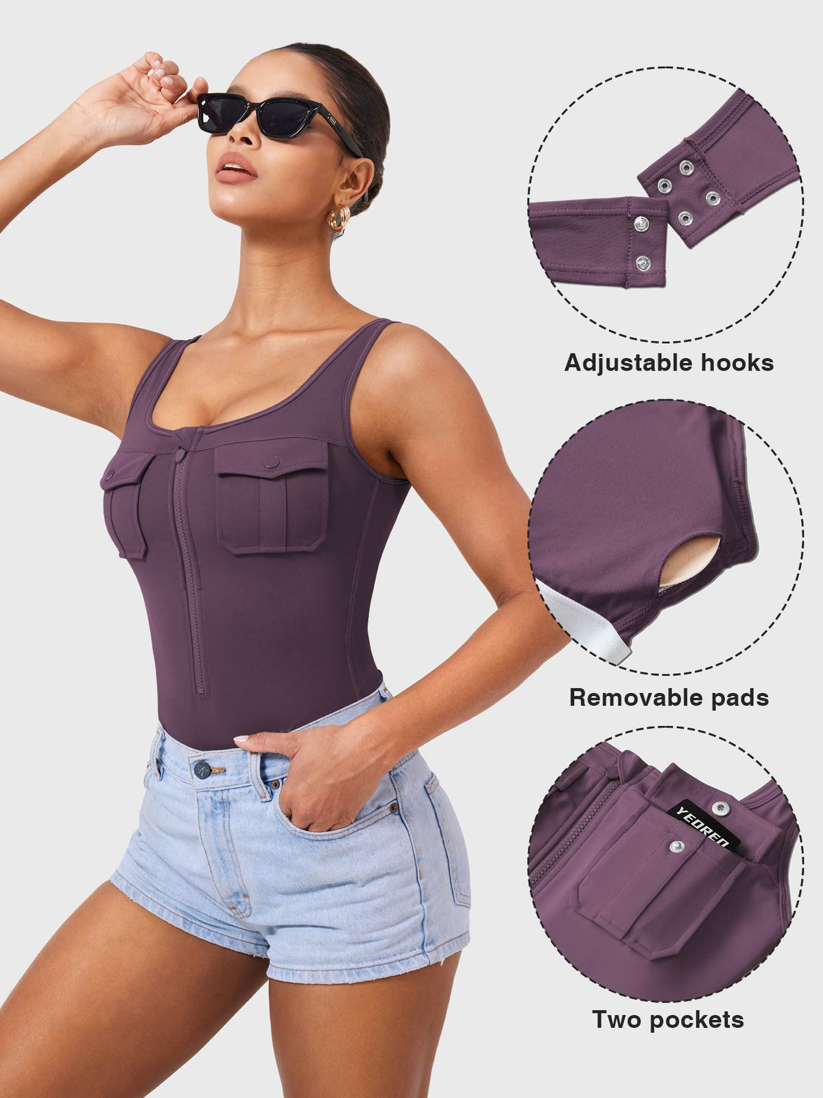 Yvonny CoreFlex Cargo Bodysuit - AERLO