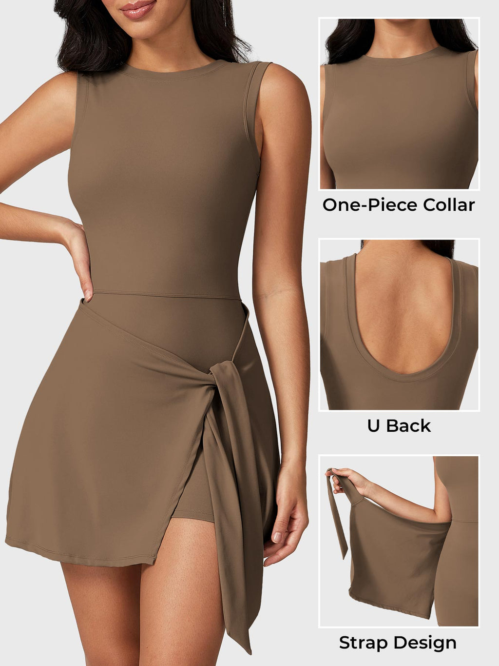 Renee Sleeveless Tennis Dress - AERLO