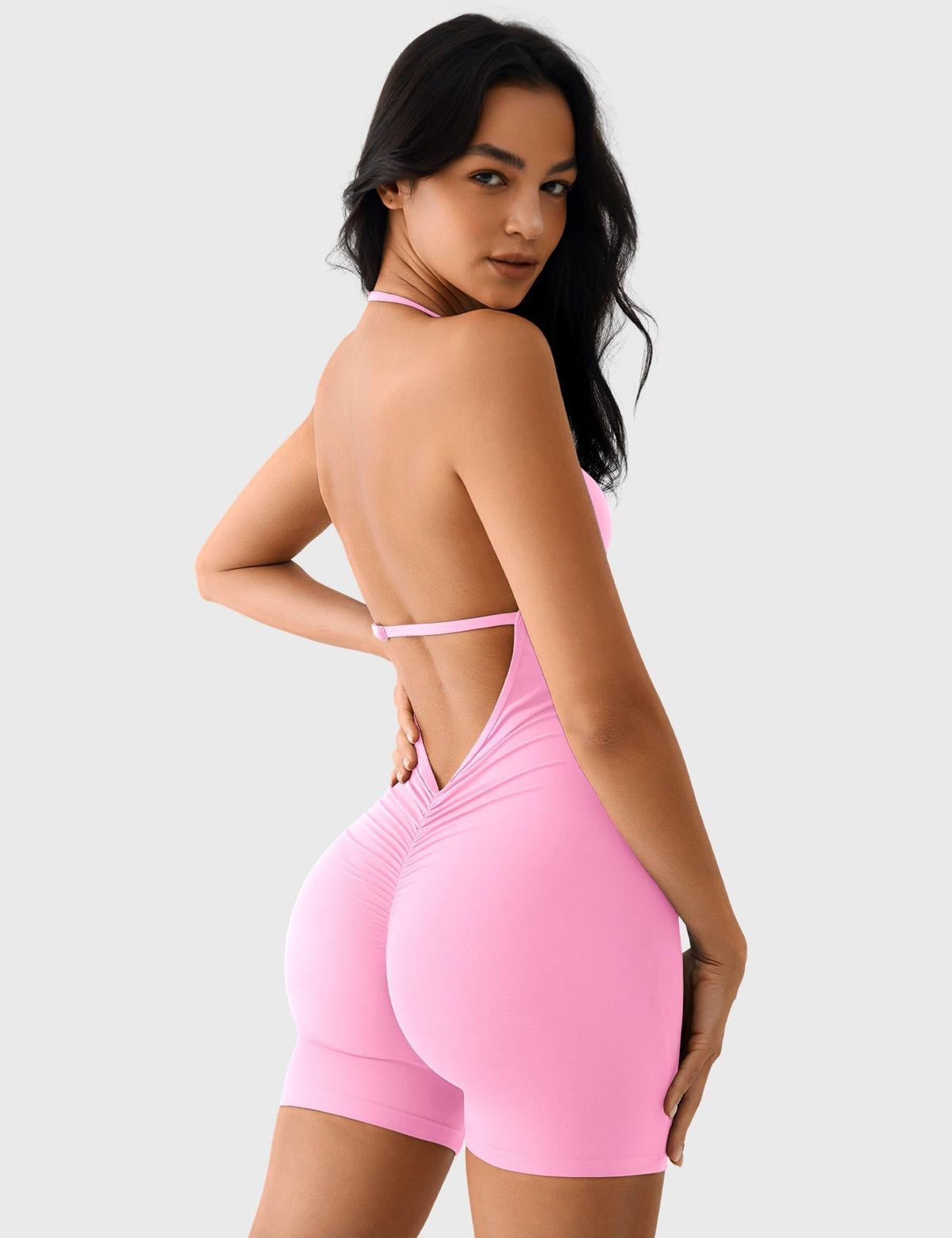 Combishort Taylor V Neck Backless - AERLO