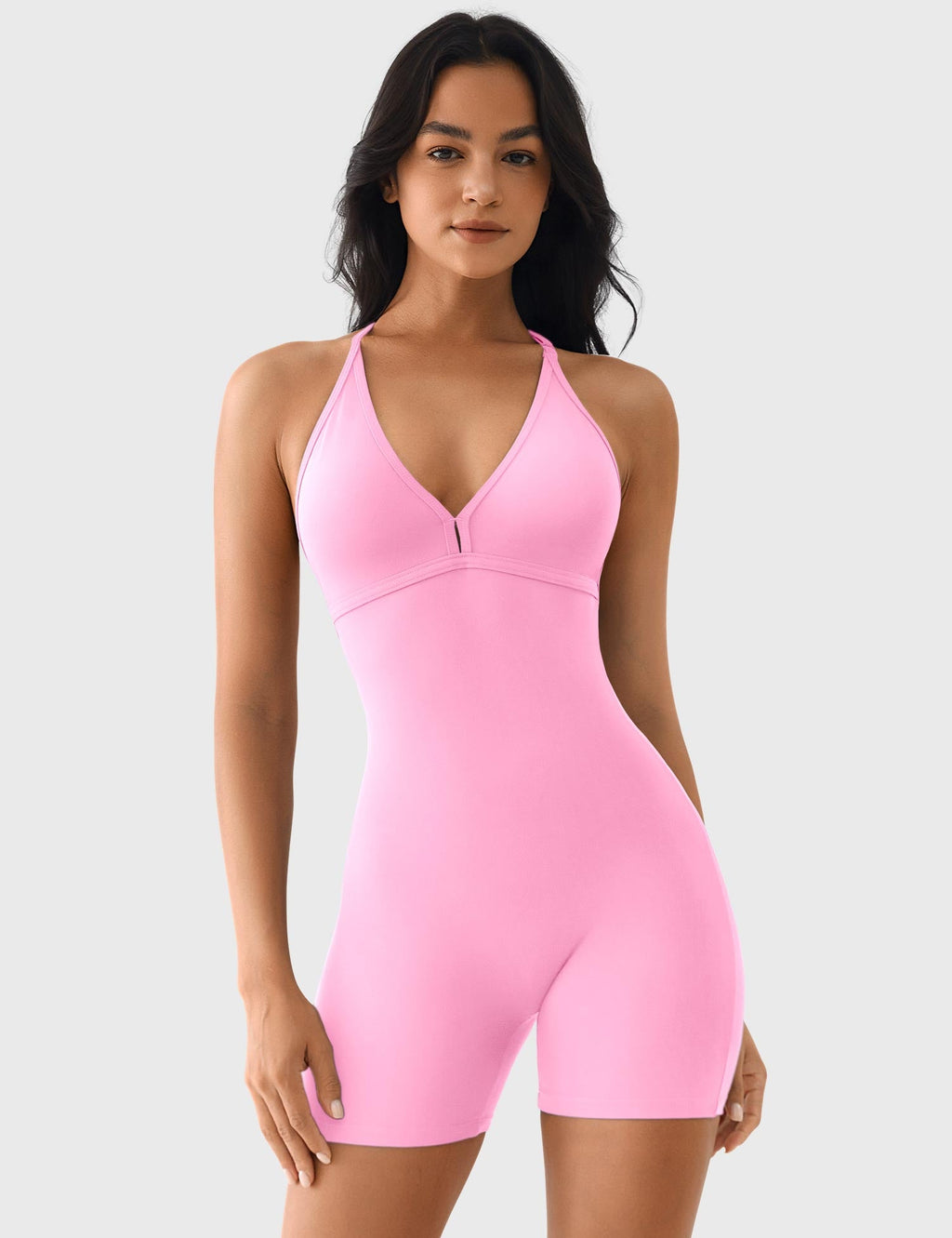 Combishort Taylor V Neck Backless - AERLO