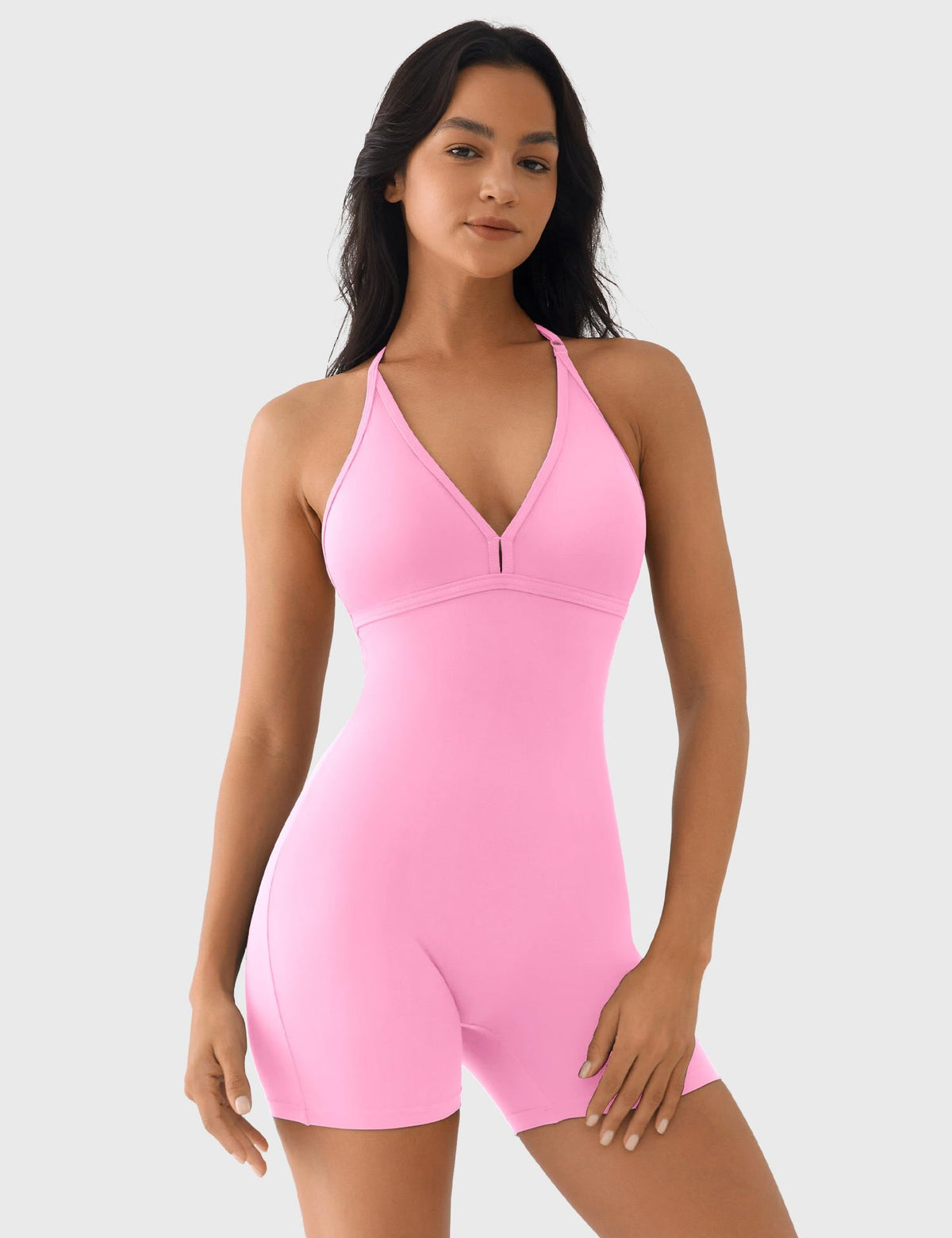 Combishort Taylor V Neck Backless - AERLO