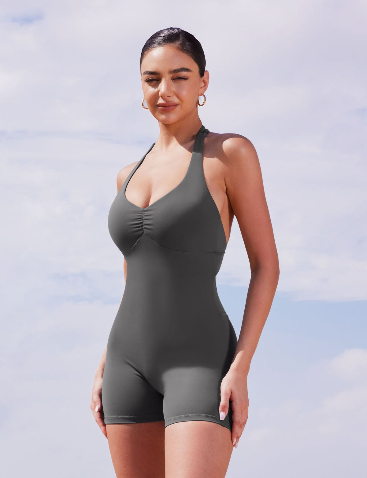 Combishort Joceline Backless Halter - AERLO