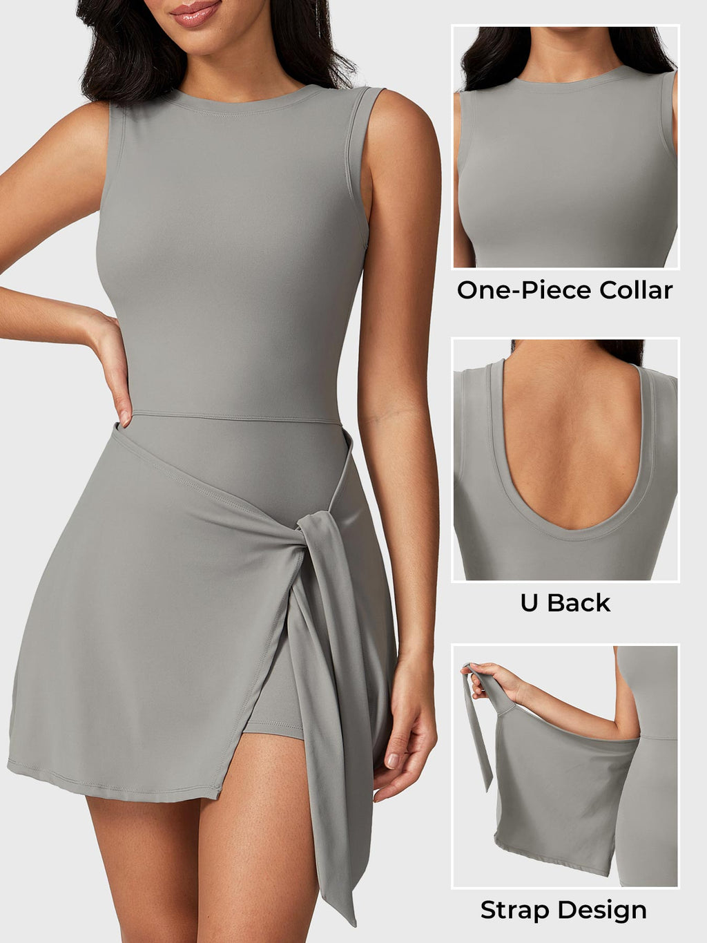 Renee Sleeveless Tennis Dress - AERLO