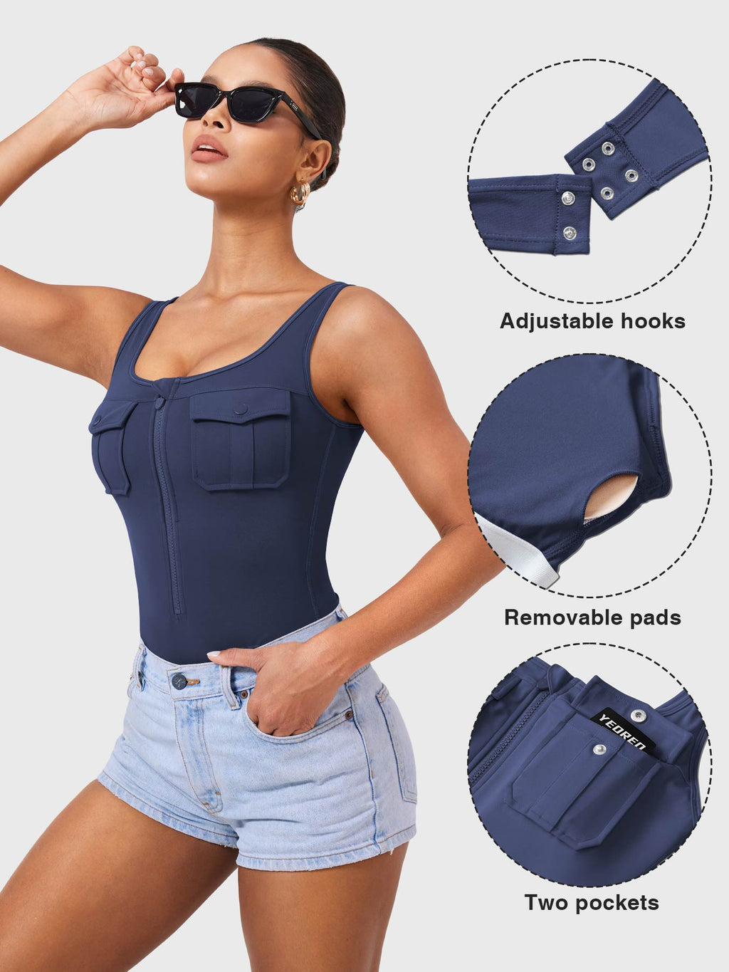 Yvonny CoreFlex Cargo Bodysuit - AERLO