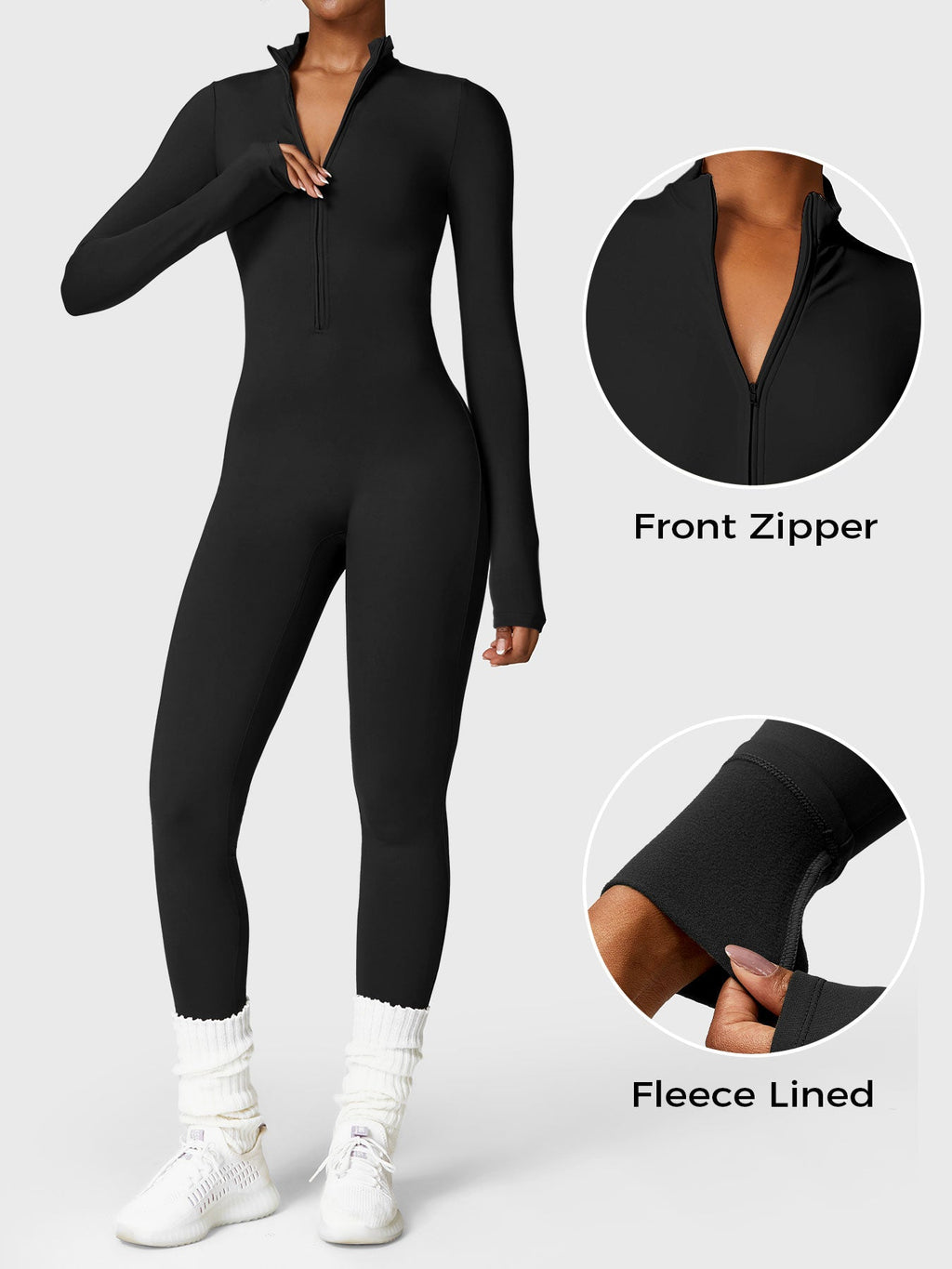 Combinaison Belle Fleece Zipper - AERLO