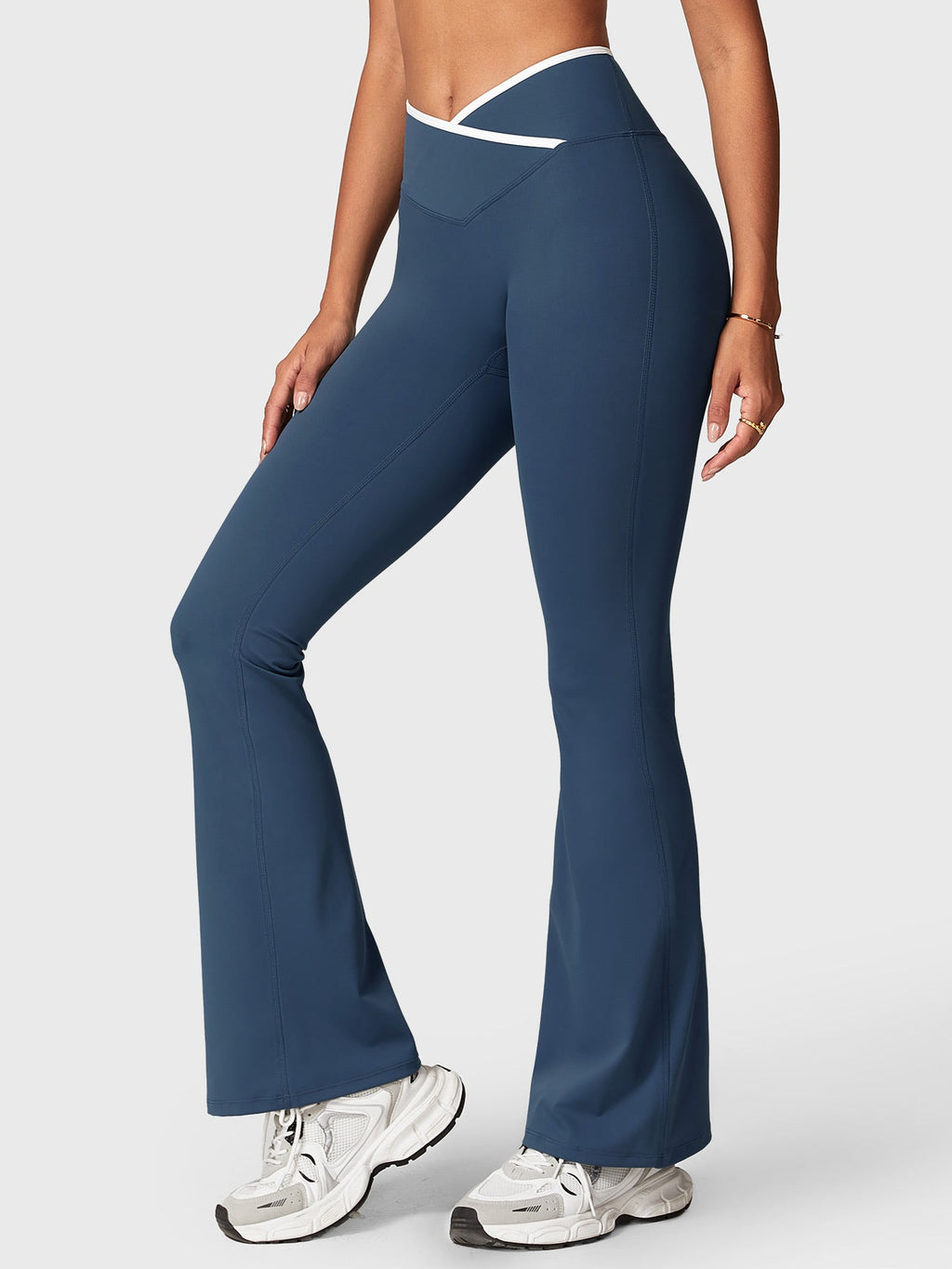 Legging Alberta Contrast Trim évasé - AERLO