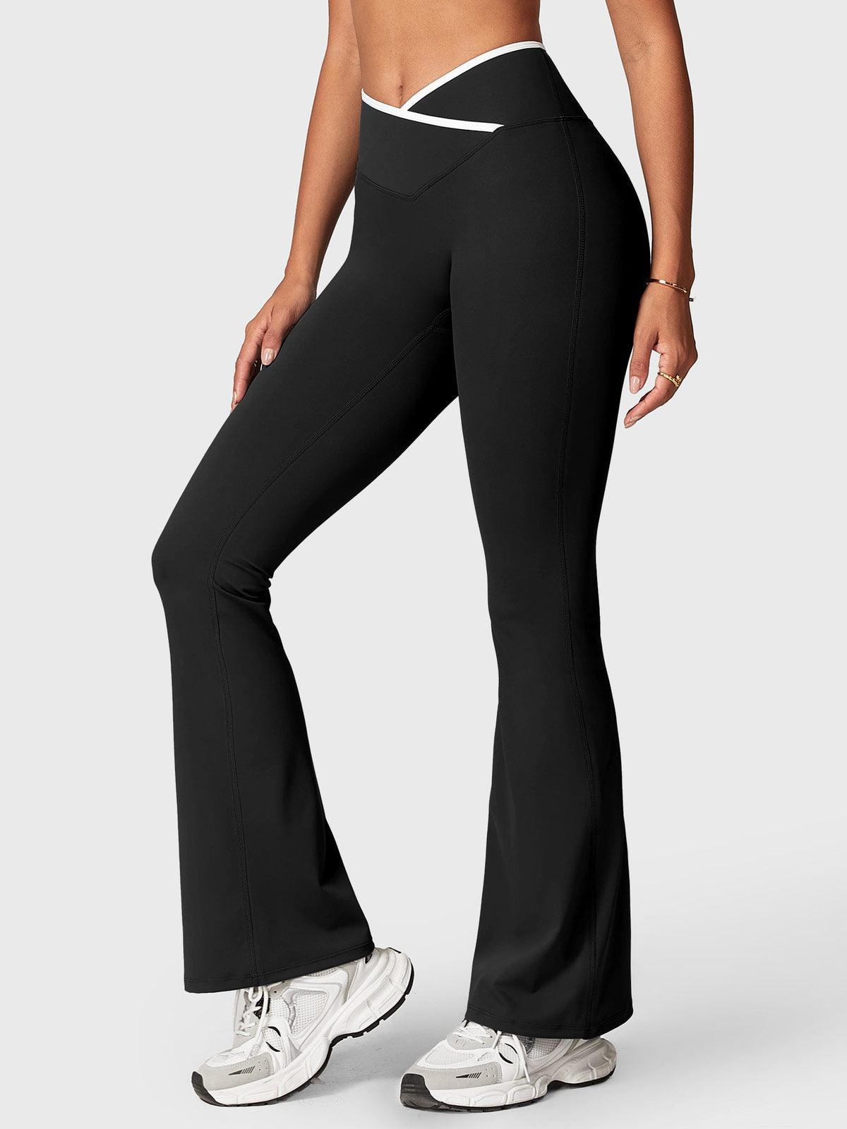 Legging Alberta Contrast Trim évasé - AERLO