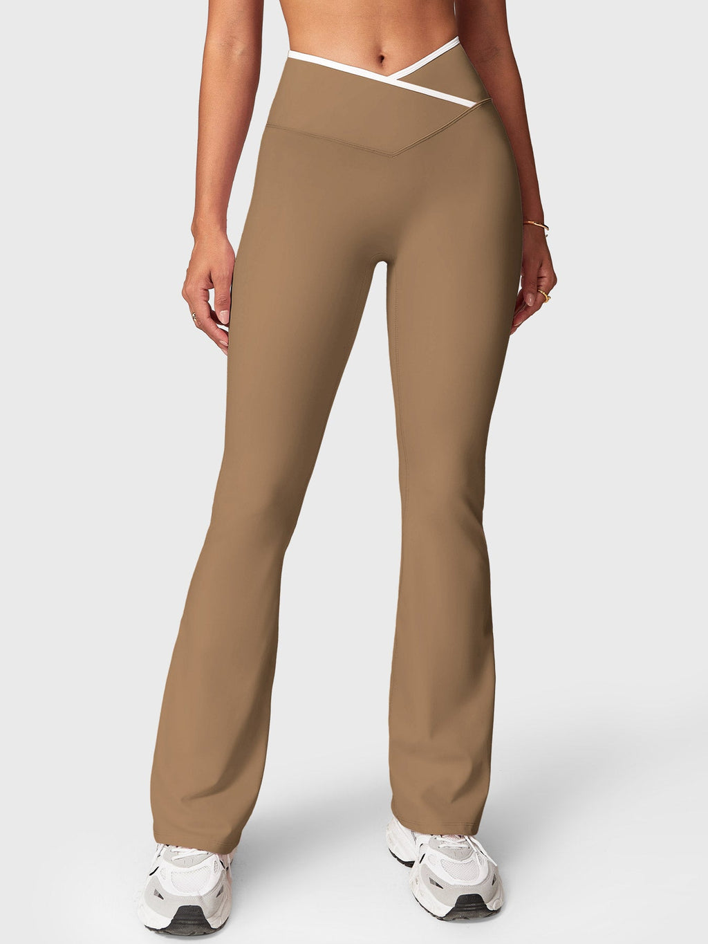 Legging Alberta Contrast Trim évasé - AERLO