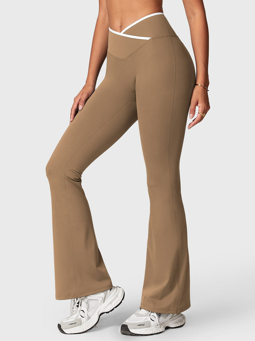 Legging Alberta Contrast Trim évasé - AERLO