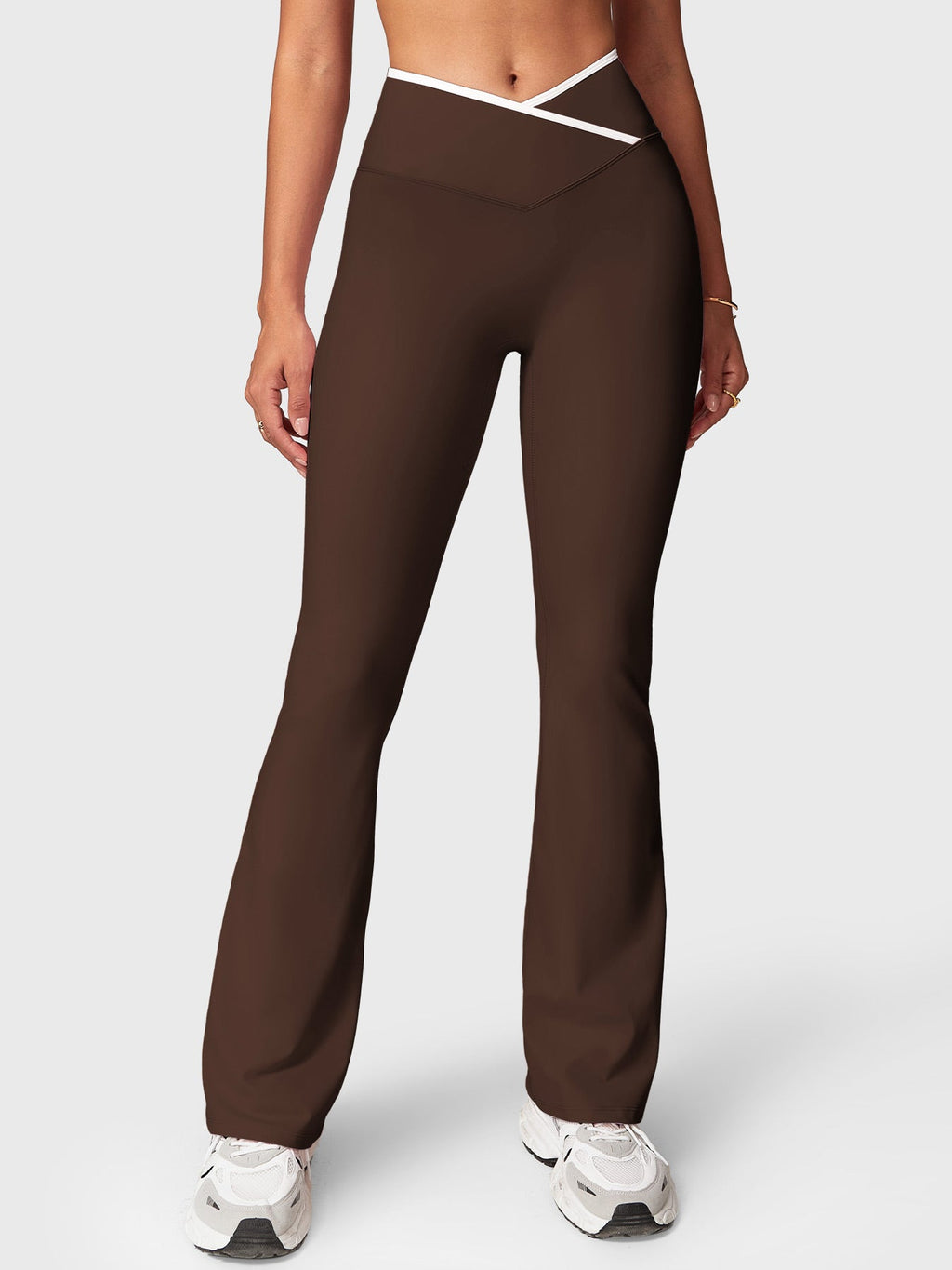 Legging Alberta Contrast Trim évasé - AERLO