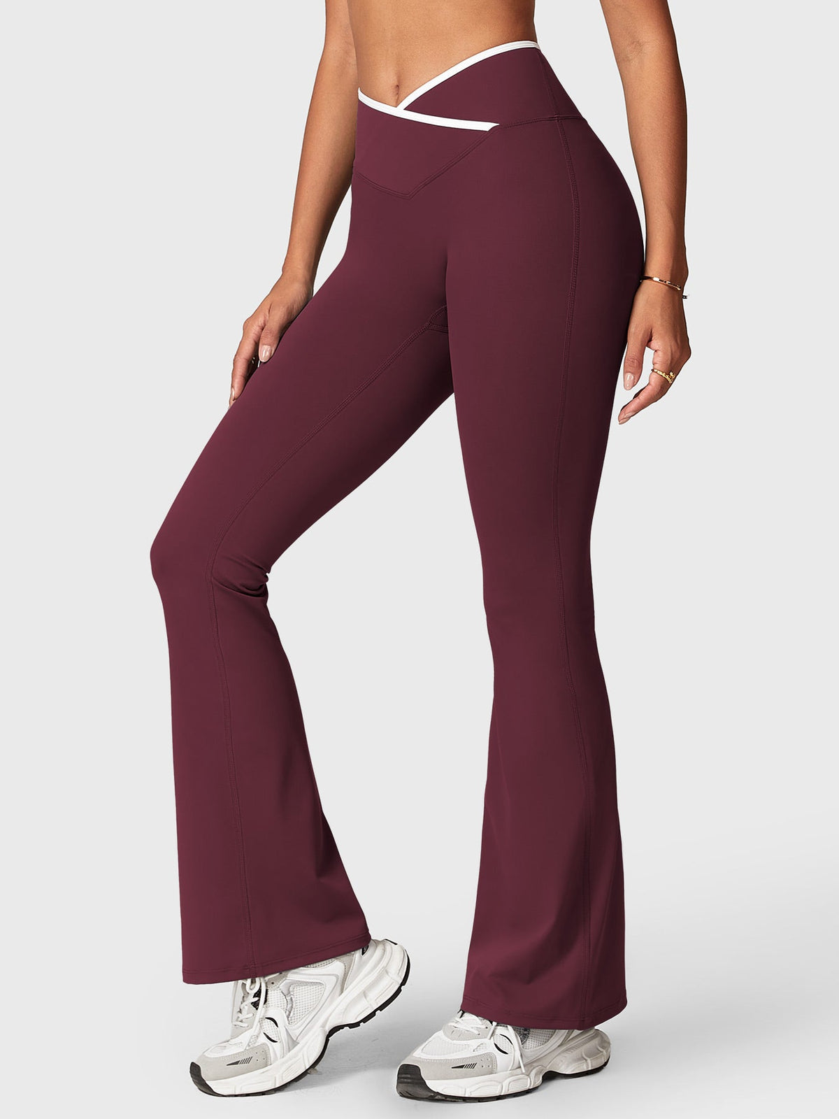 Legging Alberta Contrast Trim évasé - AERLO