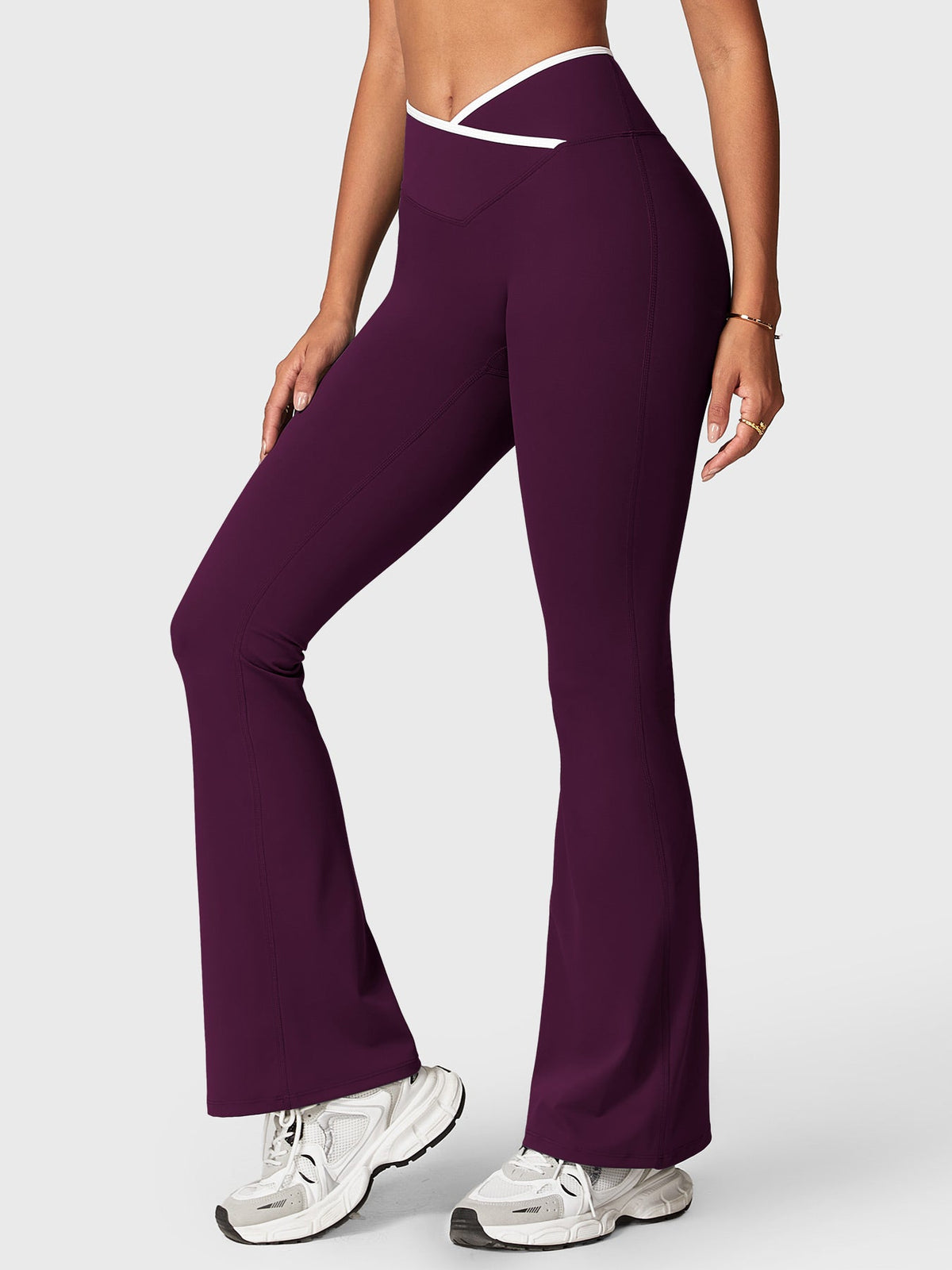 Legging Alberta Contrast Trim évasé - AERLO