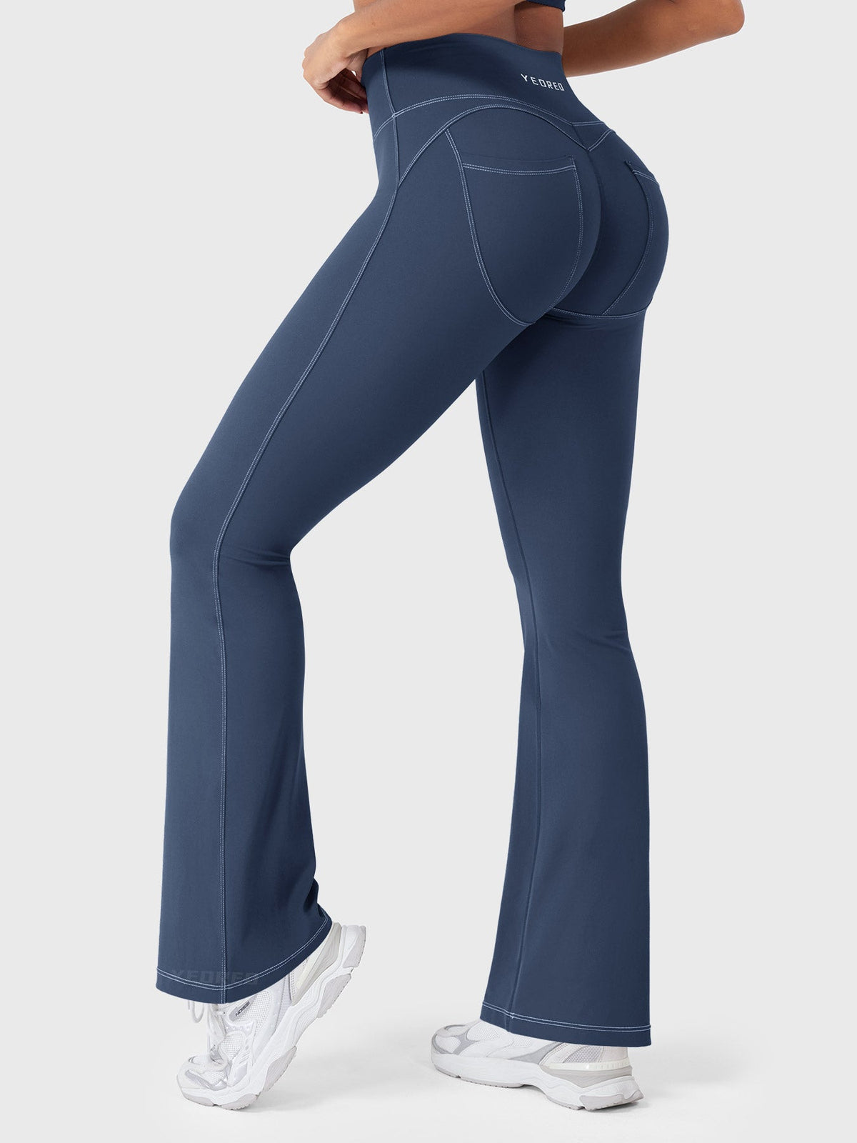 Legging Astridy Faux Denim évasé - AERLO