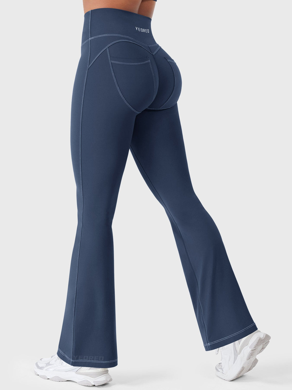 Legging Astridy Faux Denim évasé - AERLO