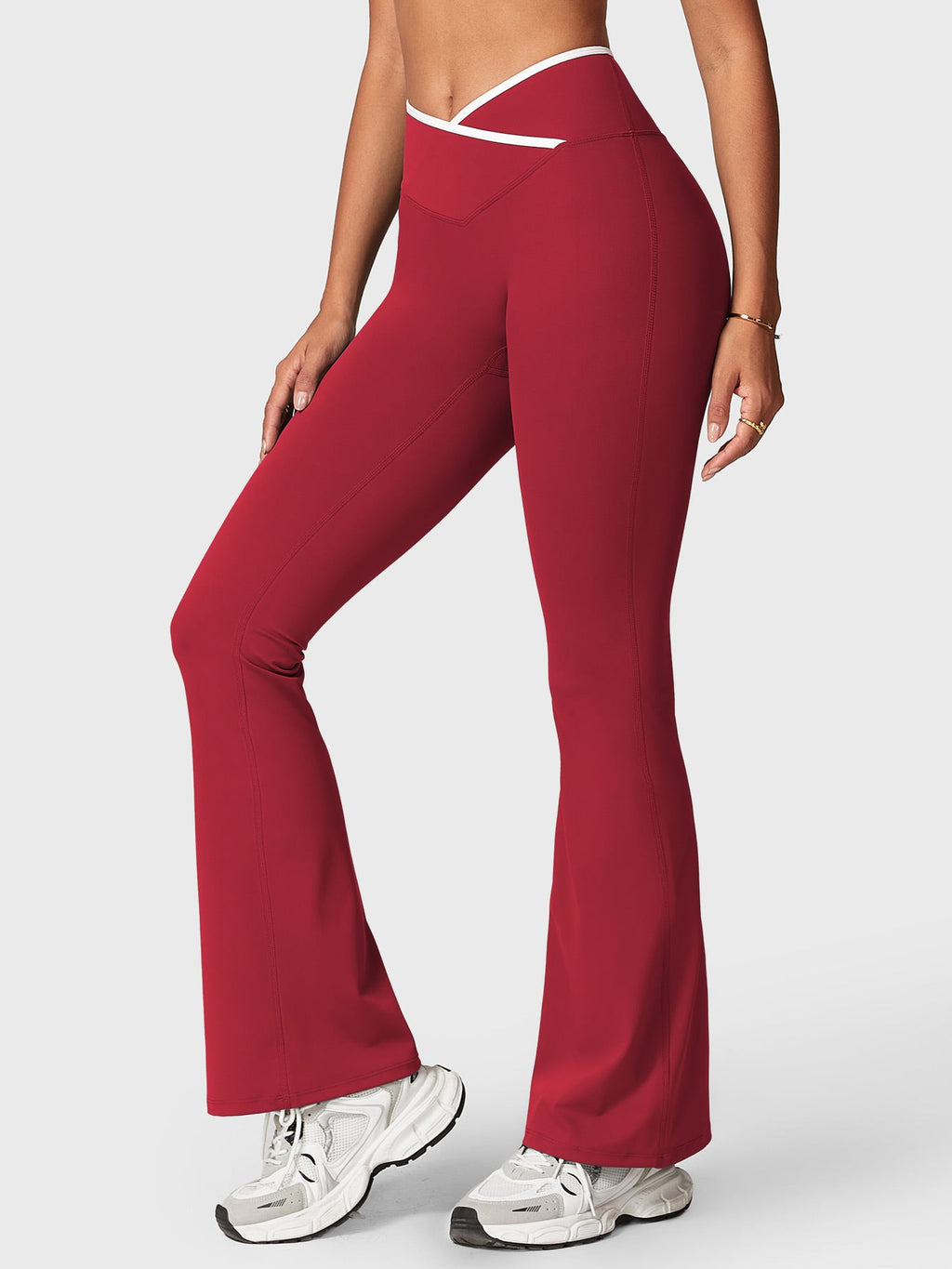 Legging Alberta Contrast Trim évasé - AERLO