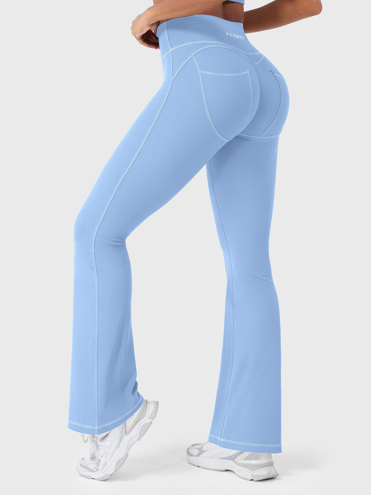 Legging Astridy Faux Denim évasé - AERLO