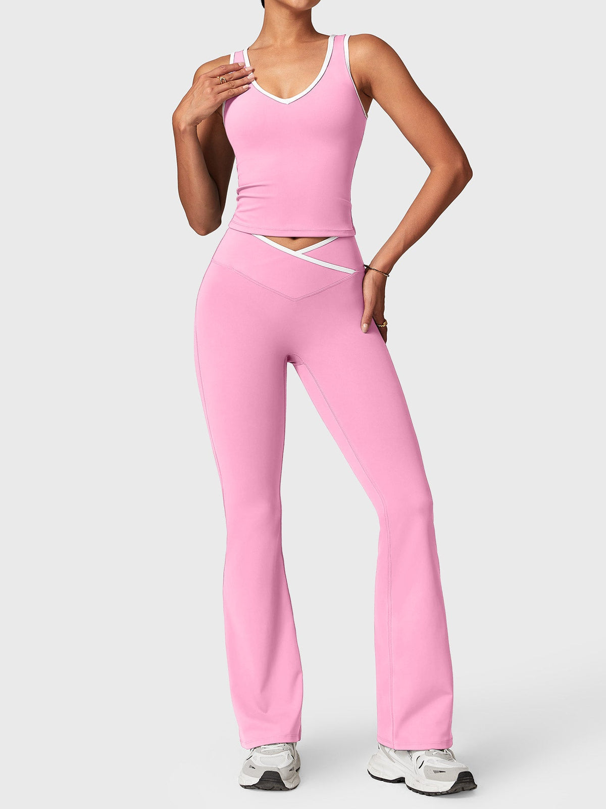 Alberta Contrast Trim Sports Set - AERLO