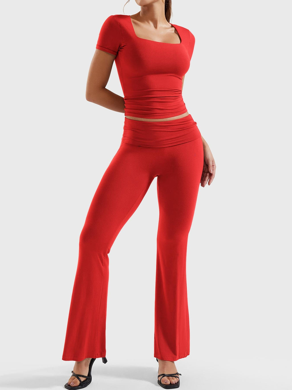 Erna Flare Legging Lounge Sets - AERLO