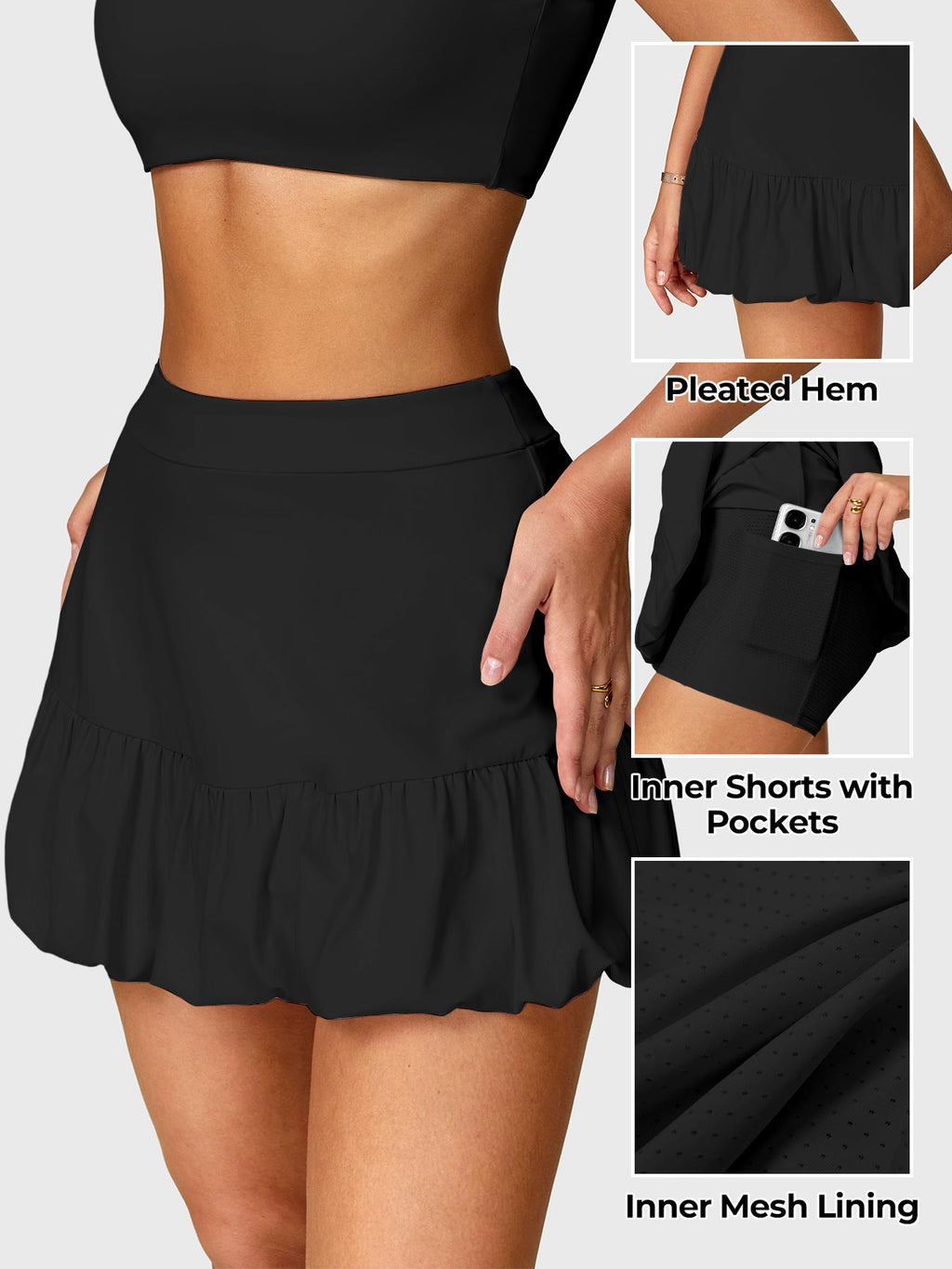 Cloris Pleated Tennis Skirt - AERLO