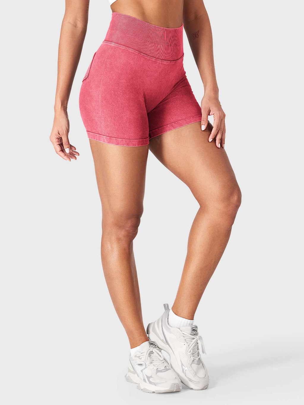 Short Bridgie Faux Denim sans coutures - AERLO