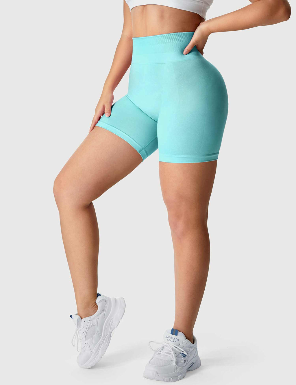 Short couleur claire Amplify sans coutures - AERLO