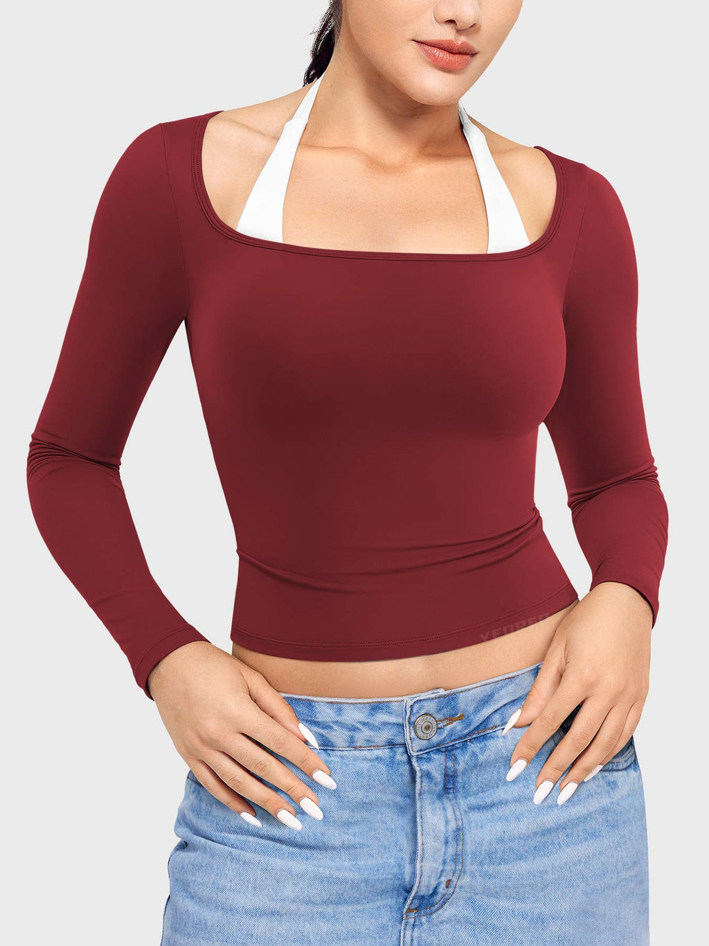 Haut manches longues Arleney Square Neck - AERLO
