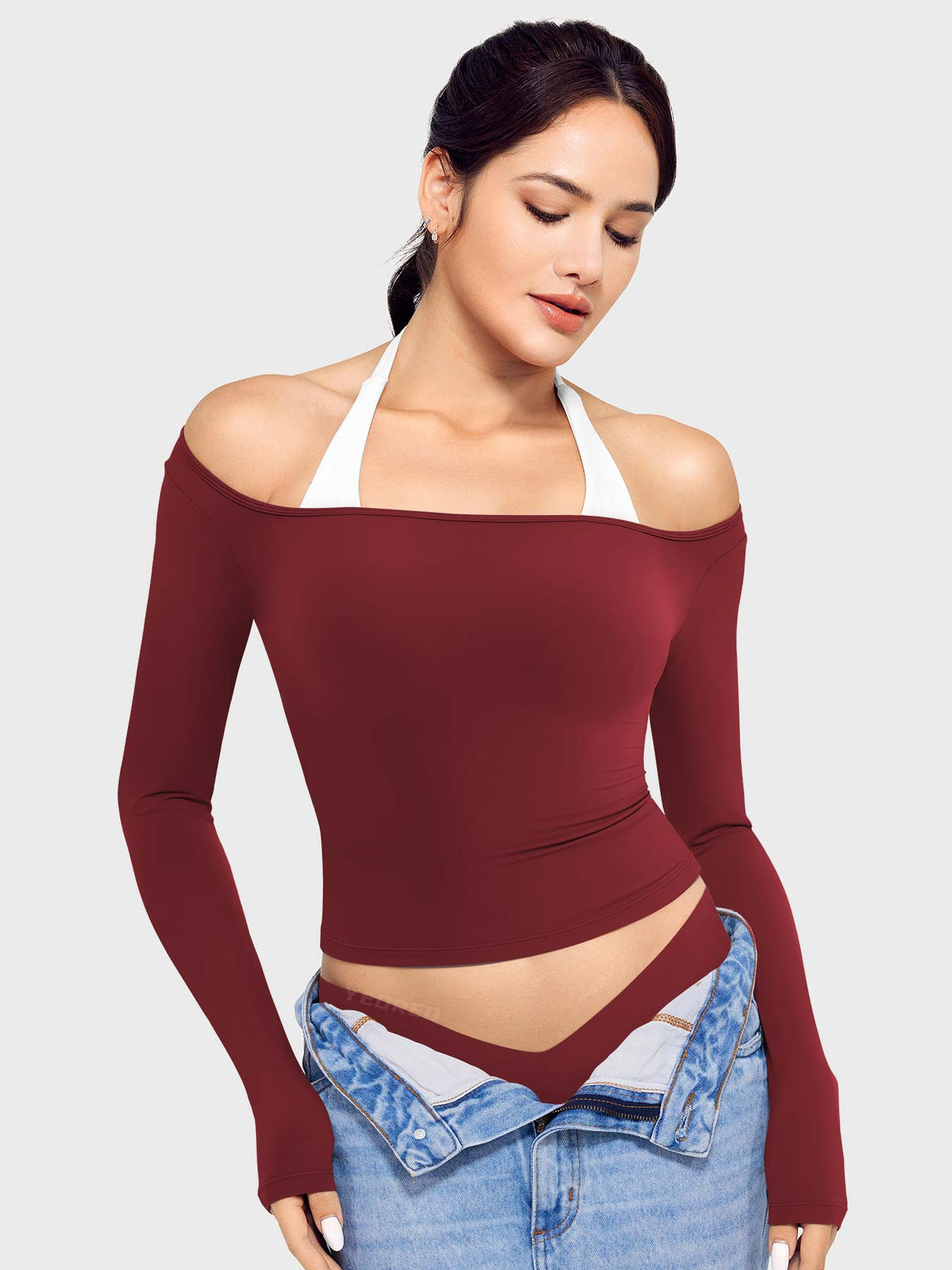 Haut manches longues Arleney Square Neck - AERLO