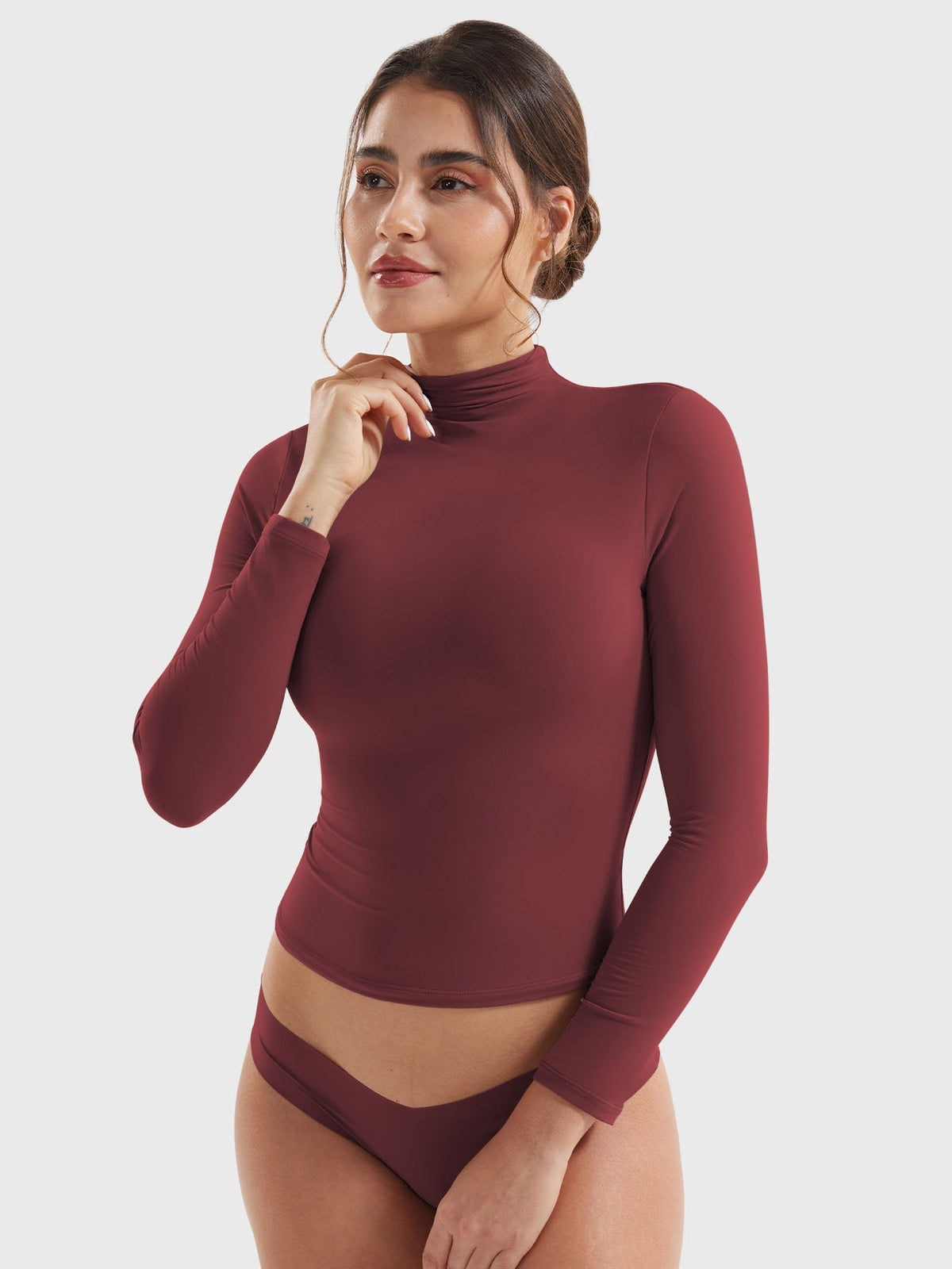 Haut manches longues Sariah Turtle Neck - AERLO
