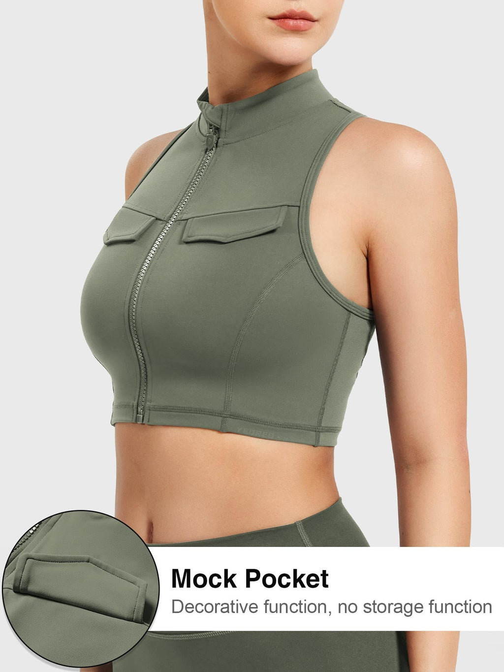 Chlonie CoreFlex Crop Tank - AERLO