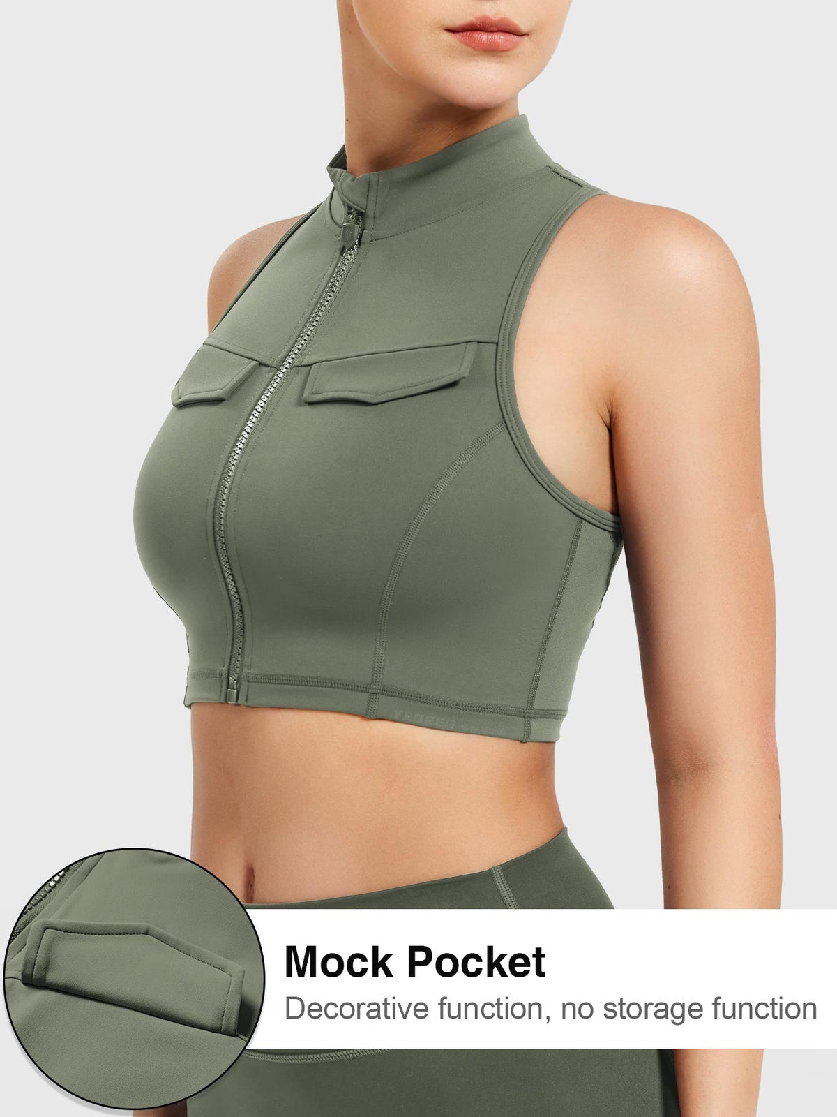 Chlonie CoreFlex Crop Tank - AERLO