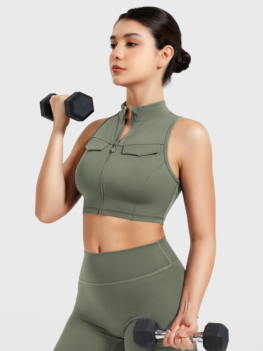 Chlonie CoreFlex Crop Tank - AERLO
