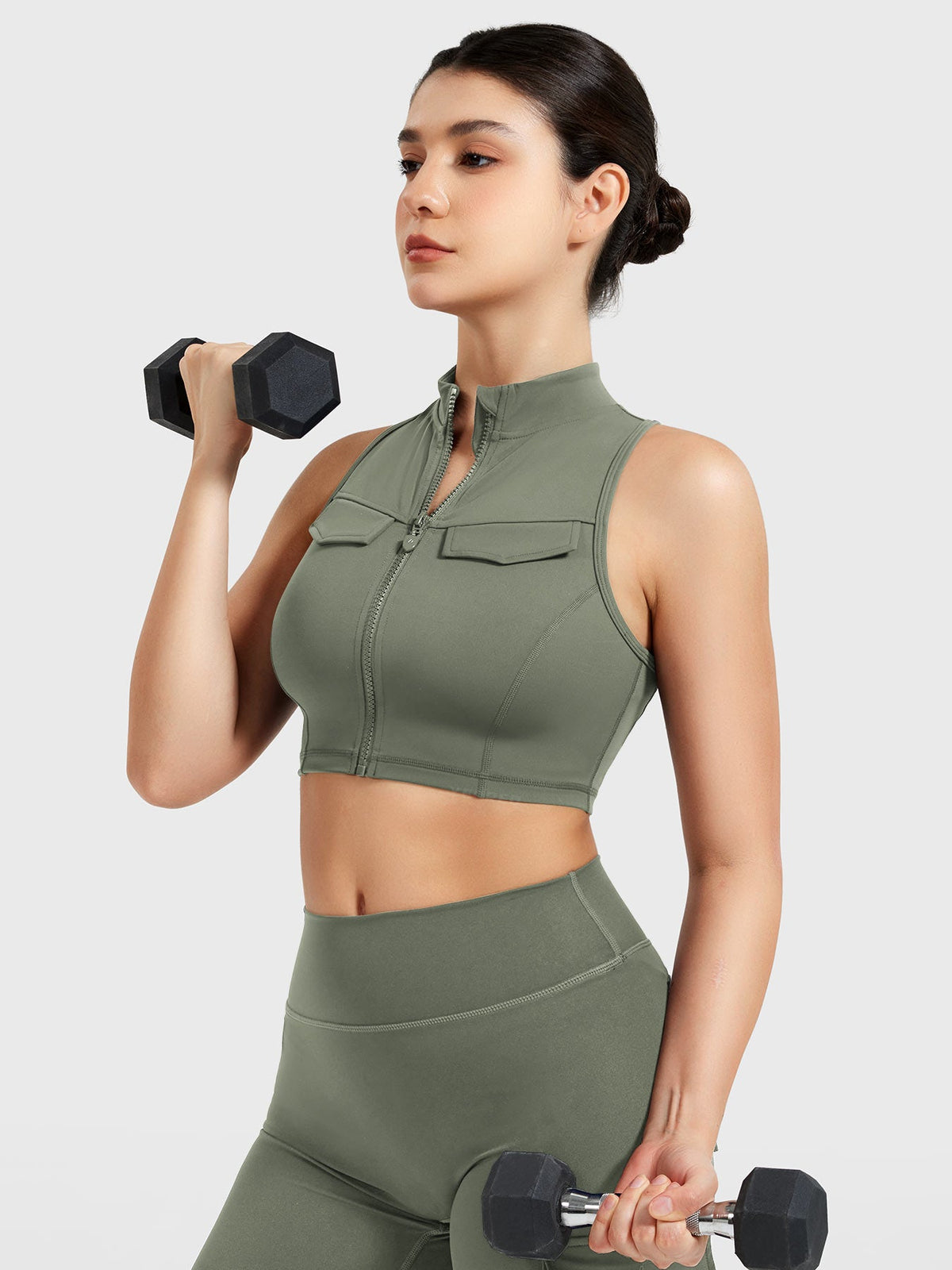 Chlonie CoreFlex Crop Tank - AERLO