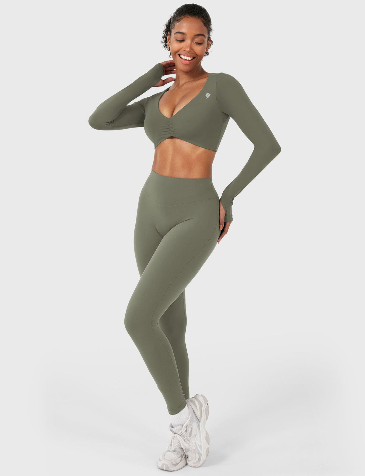 Haut manches longues Agantha Ruched - AERLO