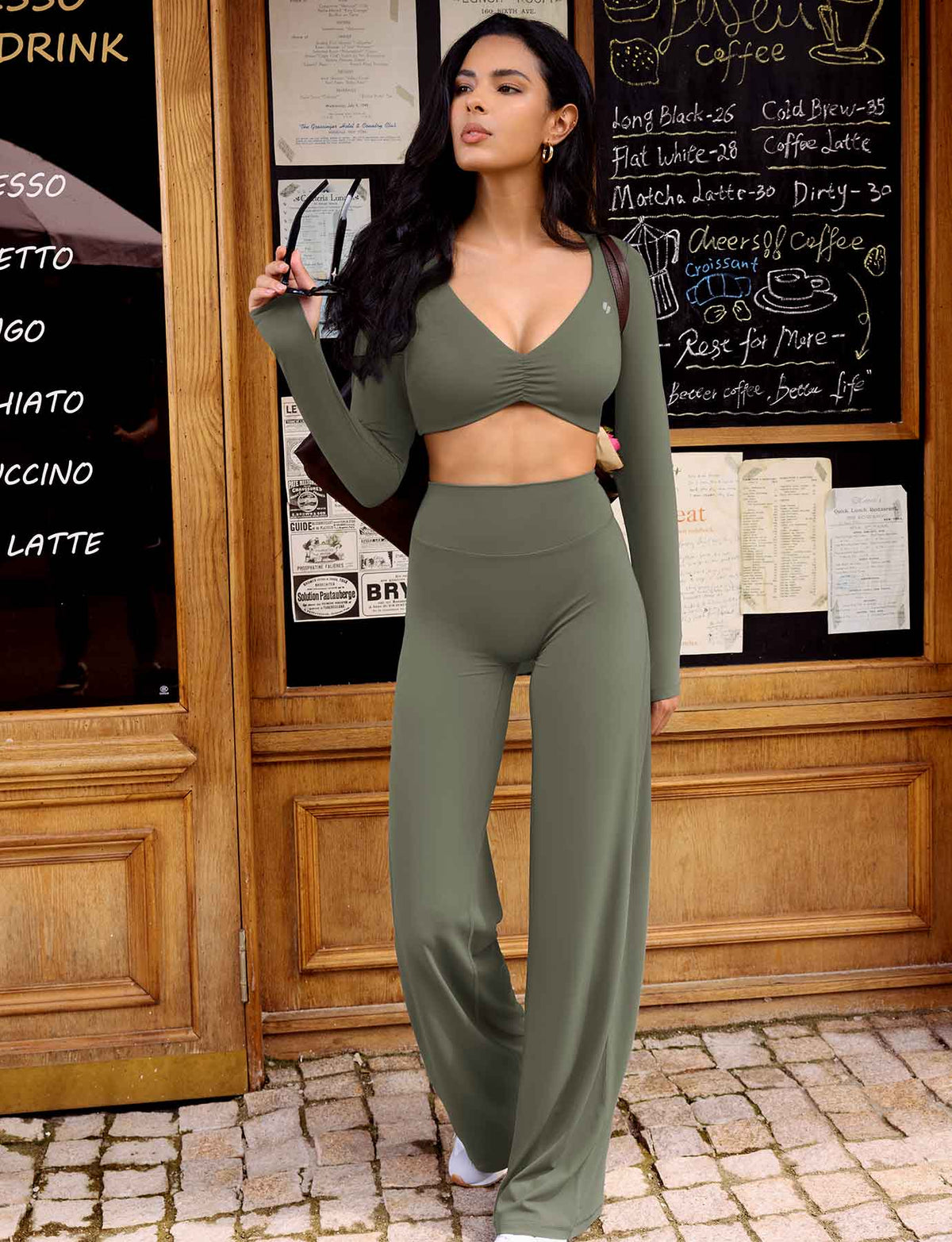 Haut manches longues Agantha Ruched - AERLO