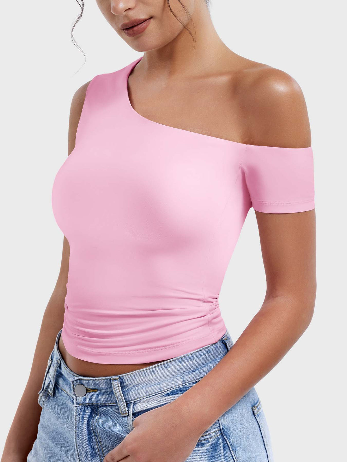 Haut Abigil One-Shoulder Sleeve - AERLO