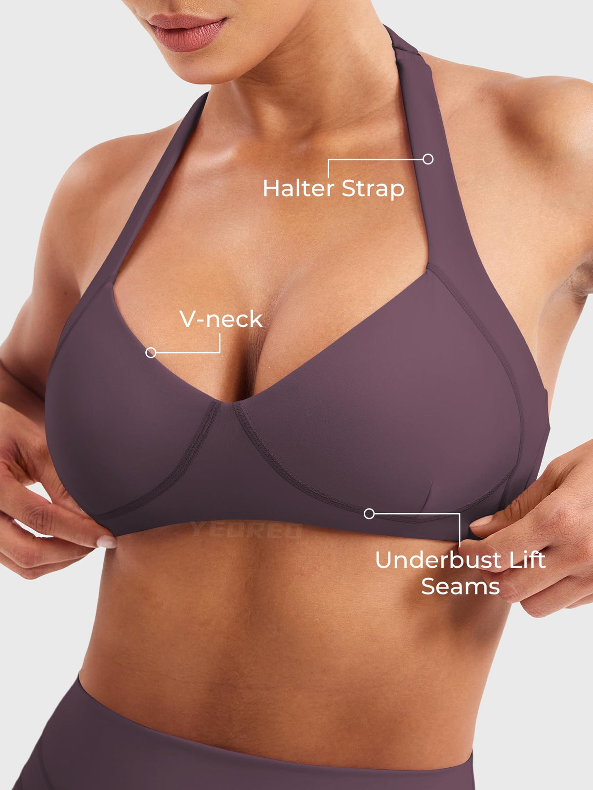 Brassière de sport Andrine Contour Halter - AERLO
